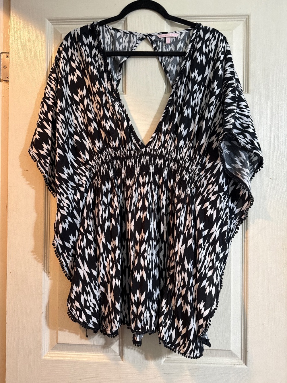 Victoria's Secret swimsuit cover-up with a keyhole back